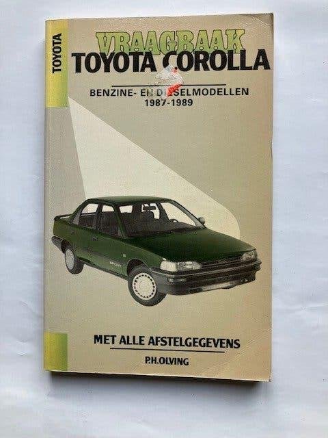 Vraagbaak Toyota Corolla    benzine en diesel    1987 - 1989, Ophalen of Verzenden