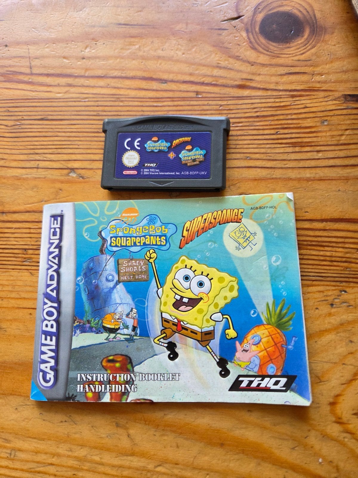 SpongeBob SquarePants Game Boy Advance Spel, Ophalen of Verzenden, Zo goed als nieuw