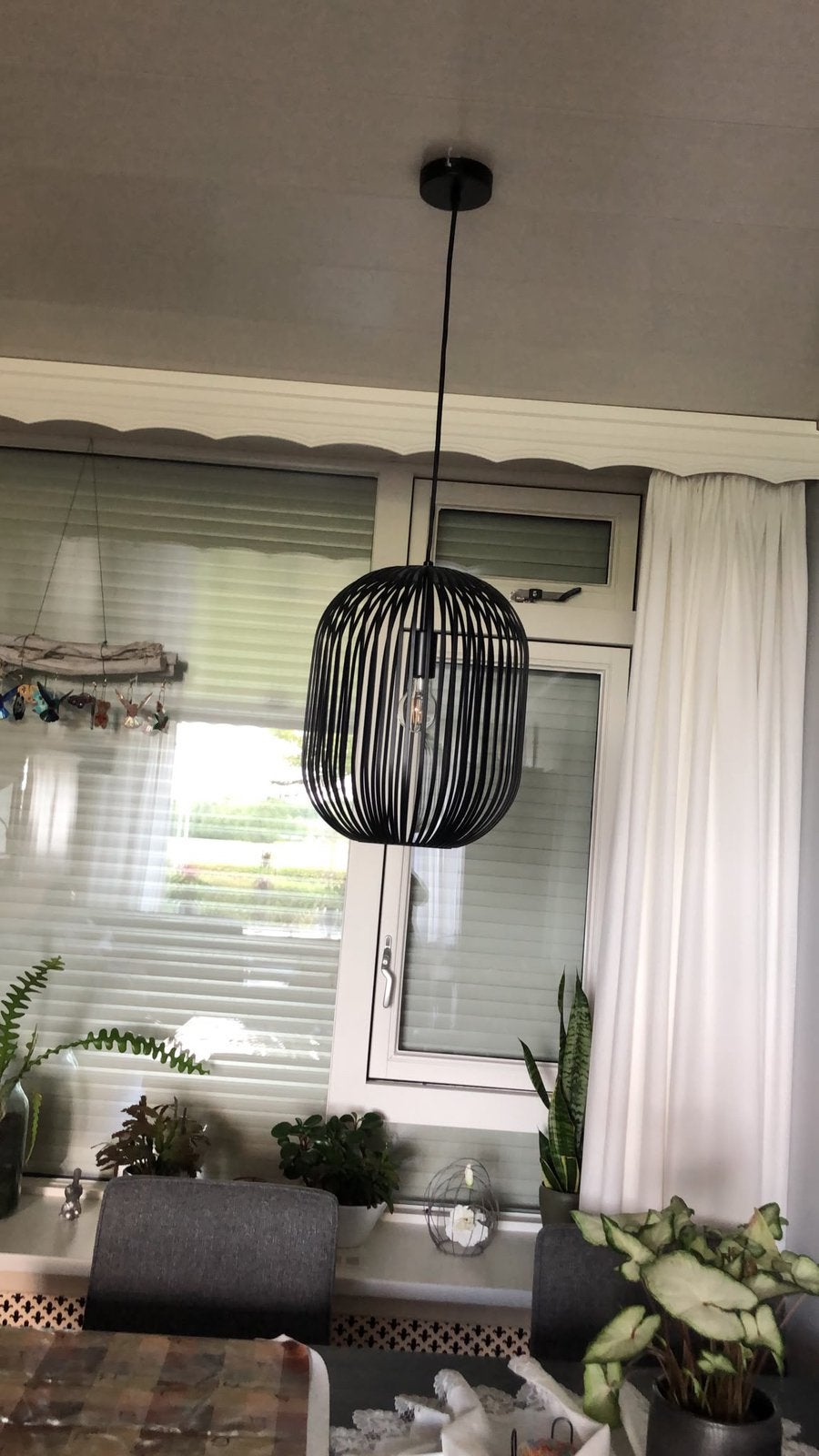 Te koop zwarte hanglamp, Huis en Inrichting, Lampen | Hanglampen, Ophalen of Verzenden, Nieuw