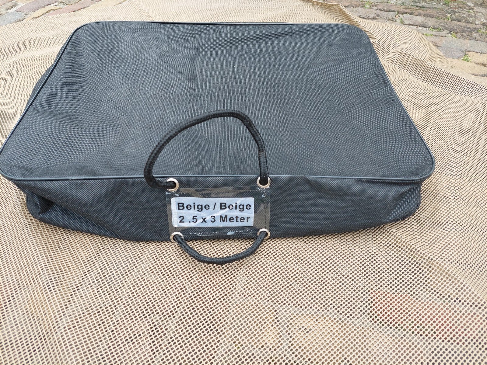 Tent vloerkleed, Ophalen