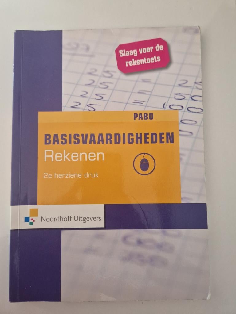 PABO Basisvaardigheden Rekenen 2e herziene druk, Ophalen of Verzenden, Beta, Gelezen, HBO