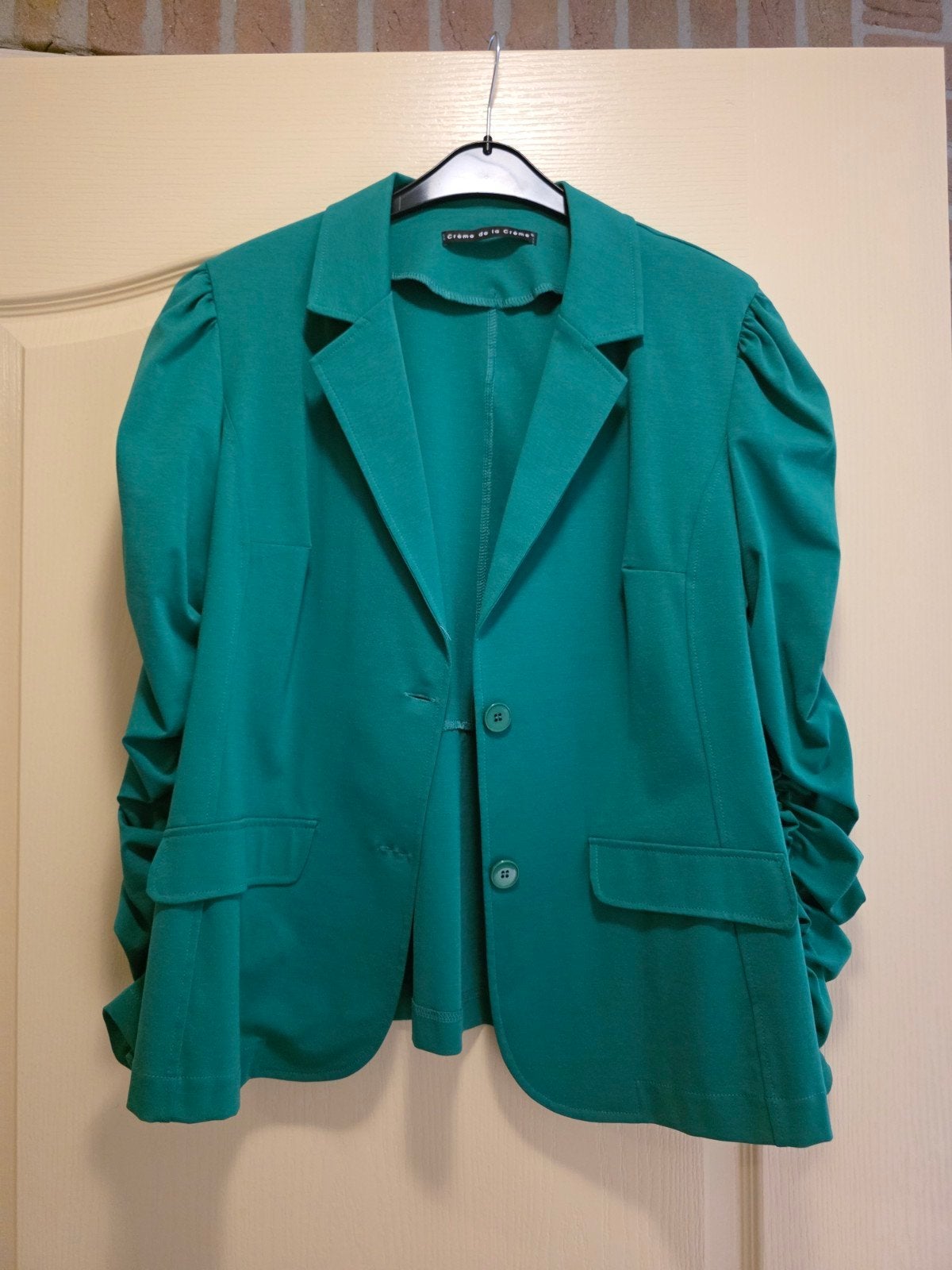Groen Jasje Crème de la Crème Maat XL, Kleding | Dames, Maat 46/48 (XL) of groter, Crème de la Crème, Ophalen of Verzenden, Zo goed als nieuw
