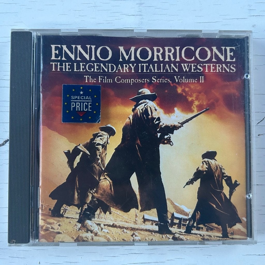 The Legendary Italian Westerns | Ennio Morricone | 1990 | CD, Inclusief boekje, Gebruikt, Soundtrack, Ophalen of Verzenden