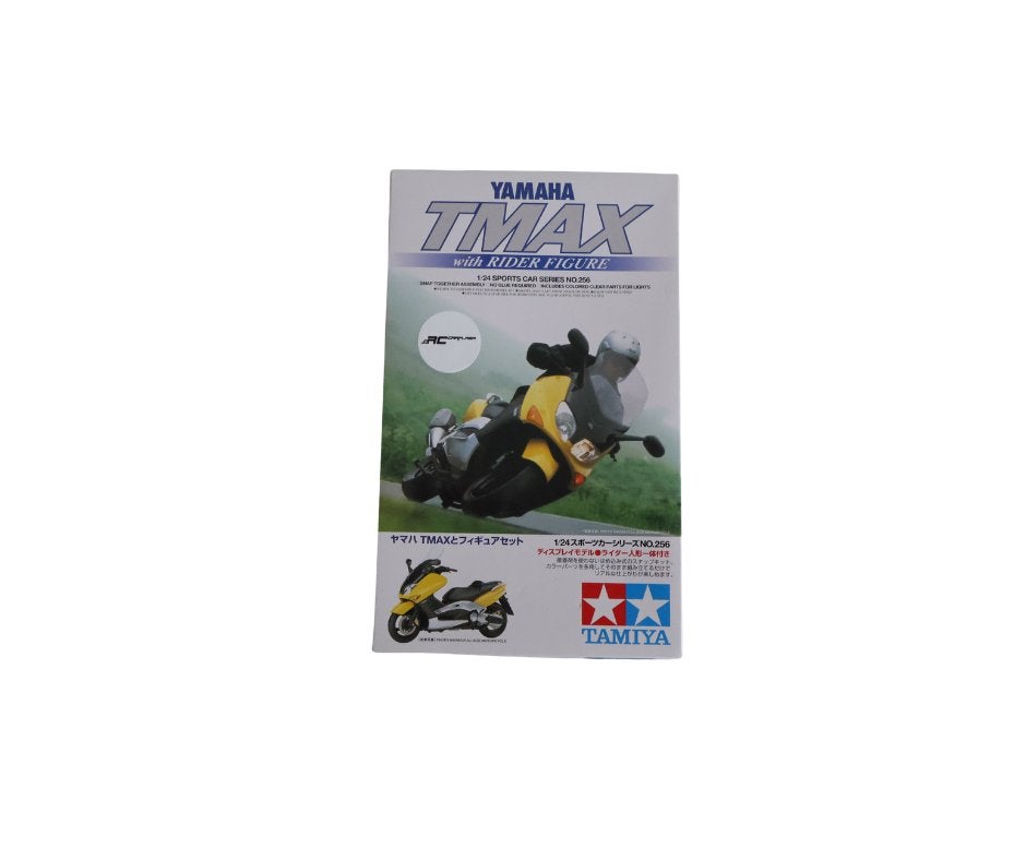Tamiya 24256 1:24 Yamaha Tmax with Rider Figure