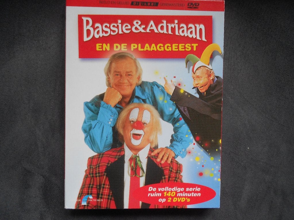 Bassie & Adriaan en de plaaggeest DVD, Cd's en Dvd's, Ophalen, Avontuur, Gebruikt, Alle leeftijden