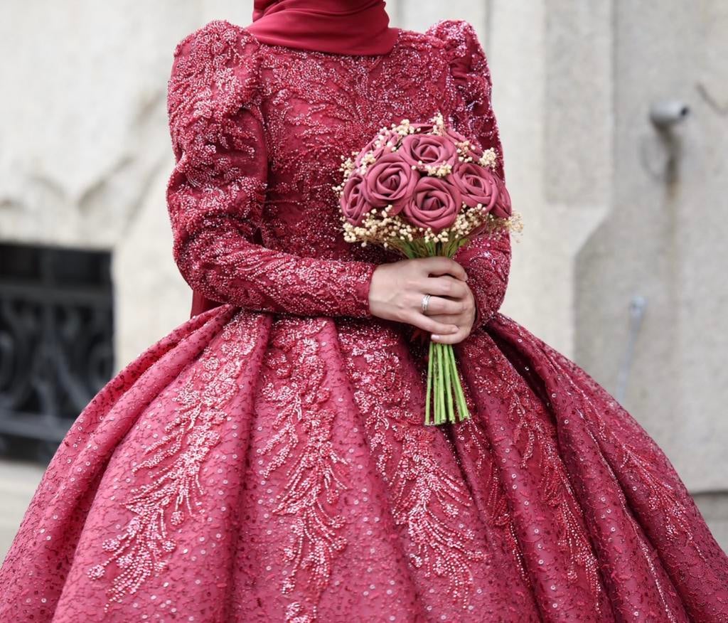 Prachtige bordeauxrode henna jurk maat 34, Kleding | Dames, Gelegenheidskleding, Zo goed als nieuw, Galajurk, Maat 34 (XS) of kleiner