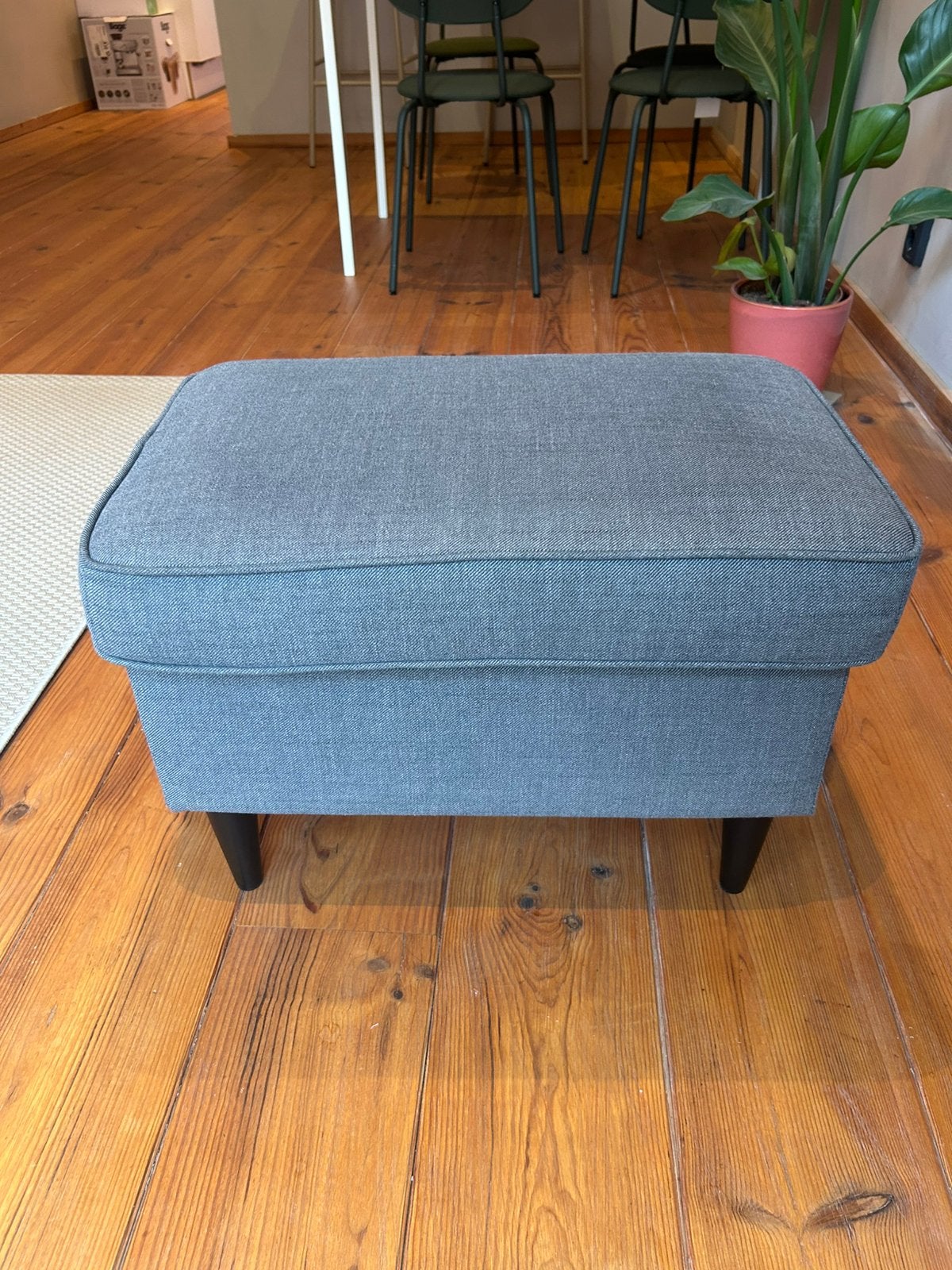 IKEA Strandmon voetenbank/footstool, Ophalen, Minder dan 50 cm, Gebruikt, 50 tot 75 cm