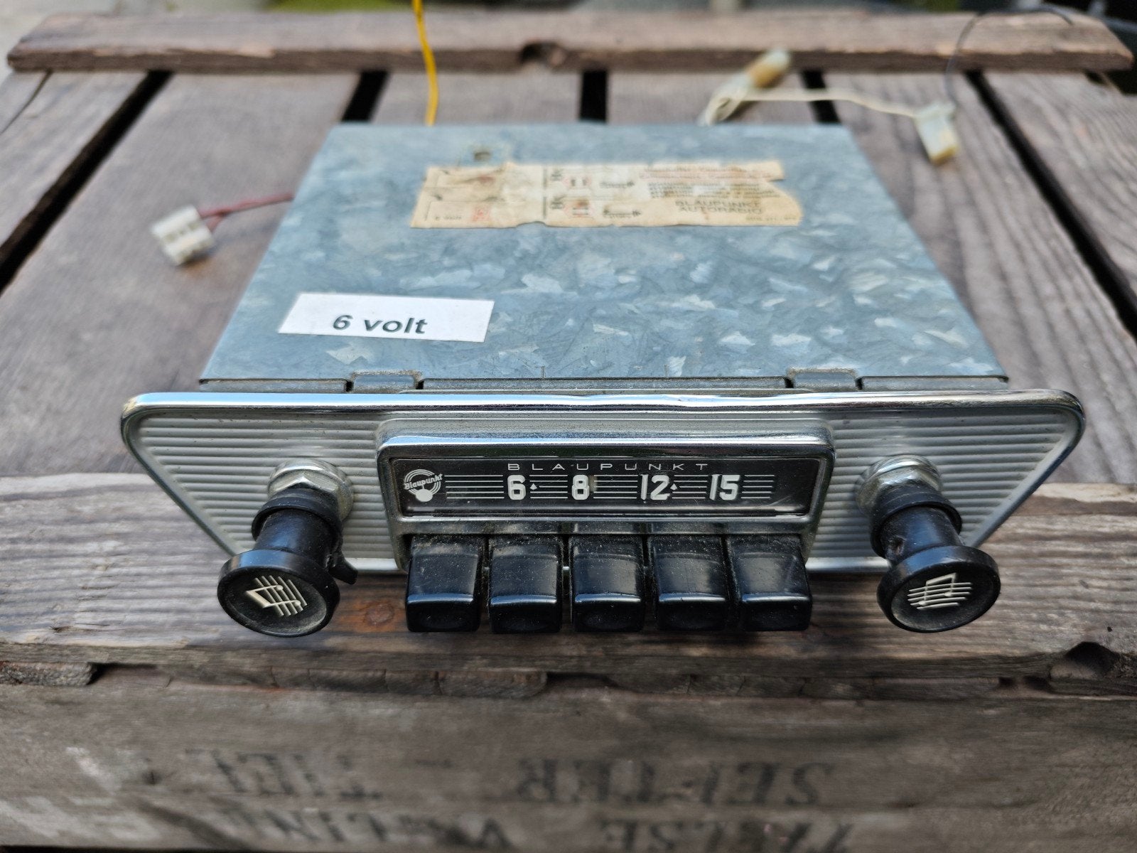 Blaupunkt Autoradio Hamburg 6 volt - Vintage Klassieker, Ophalen of Verzenden, Gebruikt