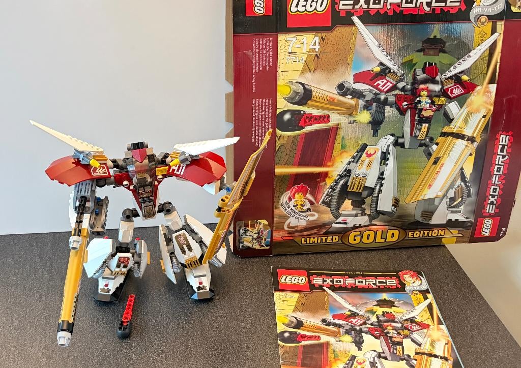 Lego Exo-Force no. 7714: Gouden Wachter (Limited gold ed.), Overige thema's, Lego, Ophalen of Verzenden, Zo goed als nieuw