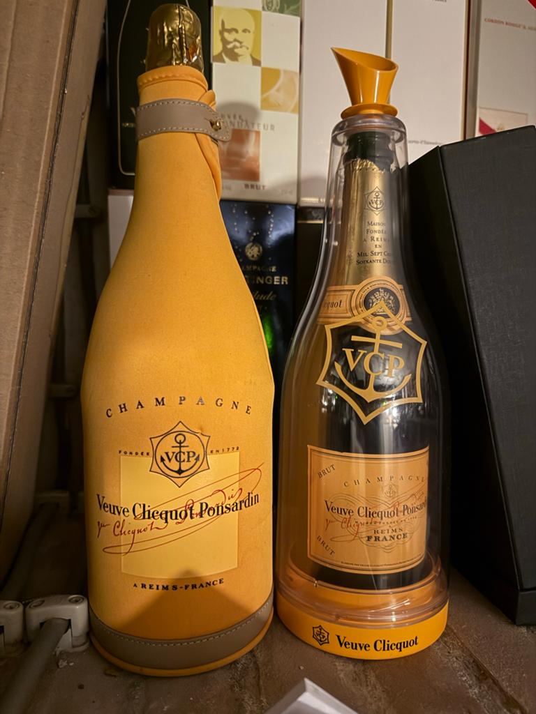 Veuve Clicquot Ponsardin Champagne - 2 dummy flessen, Verzamelen, Ophalen of Verzenden, Nieuw, Frankrijk, Champagne