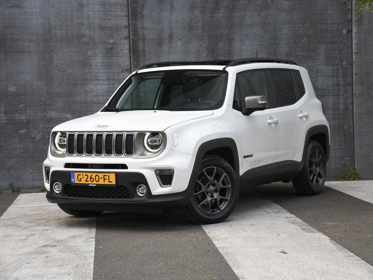 Jeep Renegade Limited 1.0 Turbo 120pk PANO | LEDER | 17''LM, Auto's, Jeep, Gebruikt, Bedrijf, Handgeschakeld, 3 cilinders