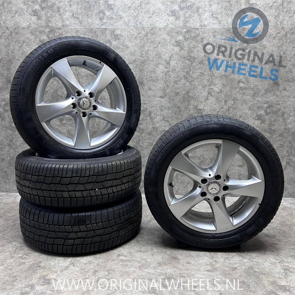 17 inch originele velgen + banden Mercedes Vito / V klasse, Banden en Velgen, 17 inch, Mercedes, 225 mm