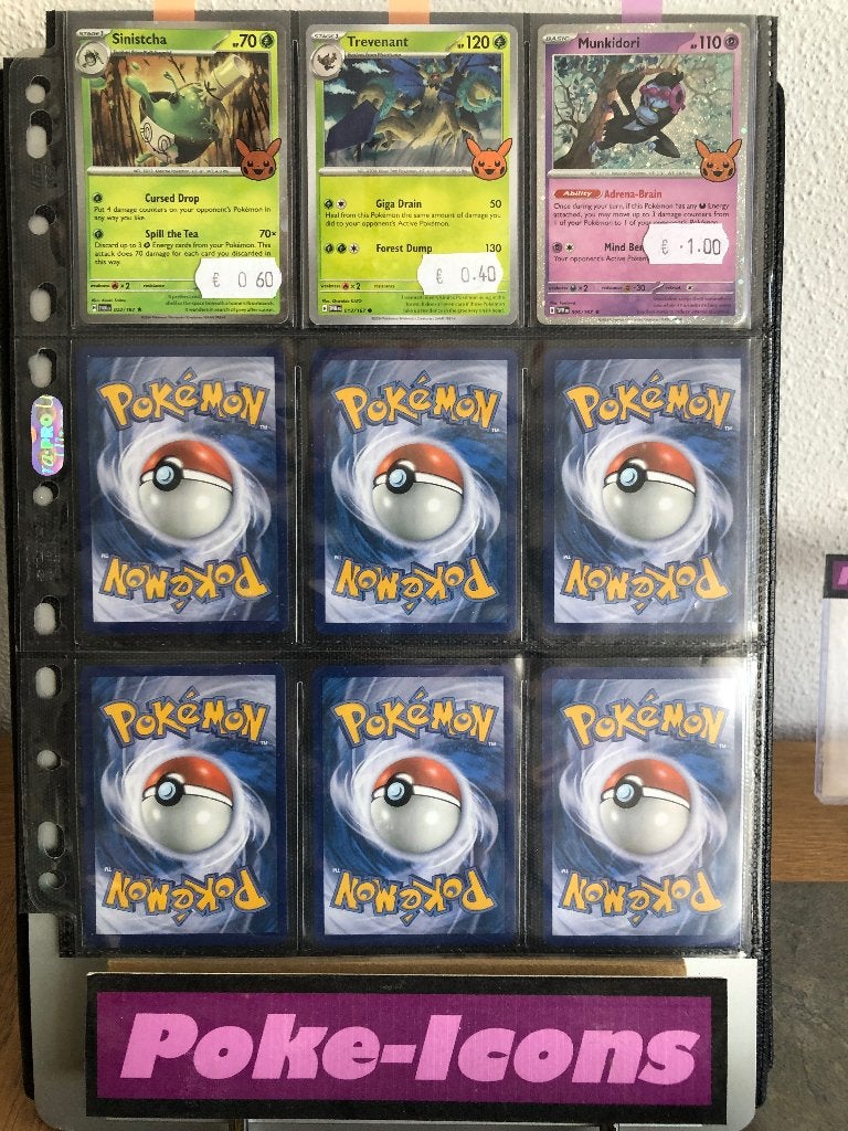 Diverse Trick or Trade Pokemon kaarten (Non-Holo's & Holo), Ophalen of Verzenden, Zo goed als nieuw, Meerdere kaarten, Foil