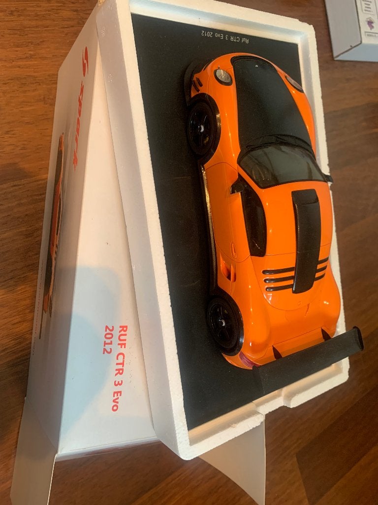 1:18 Ruf Porsche CTR3 EVO 2012, Ophalen of Verzenden, Zo goed als nieuw, Auto, Overige merken