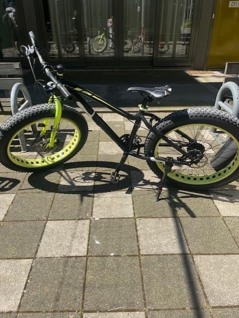 Groen met zwarte mountainbike, Ophalen, Gebruikt, Overige merken