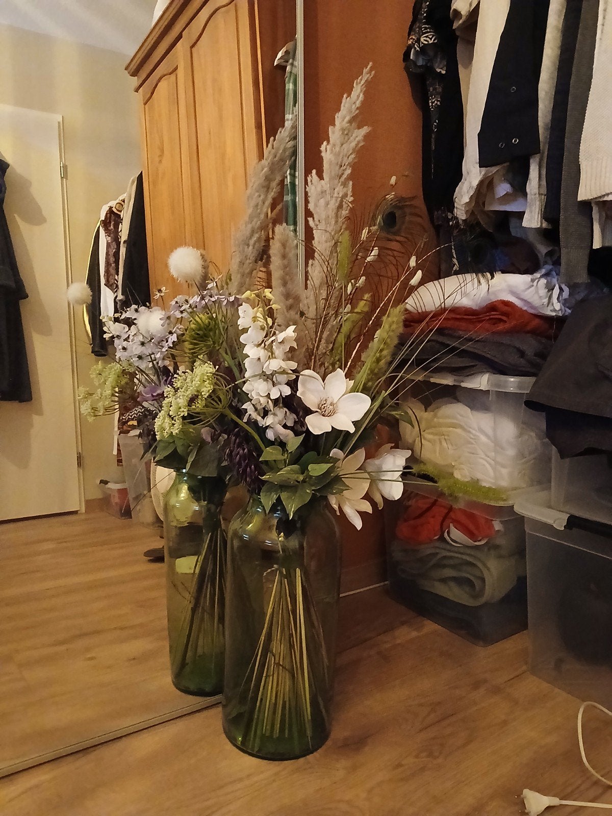 droogbloemen boeket, Ophalen of Verzenden, Zo goed als nieuw