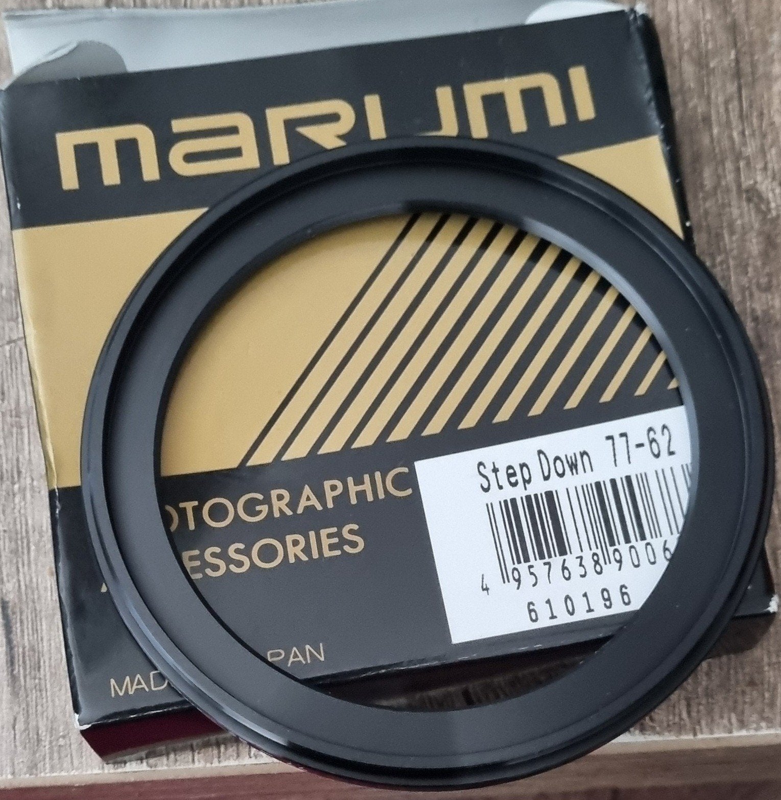 Marumi Step Down Ring 77-62mm voor camera filters, Audio, Tv en Foto, Fotografie | Filters, Overige typen, Ophalen of Verzenden