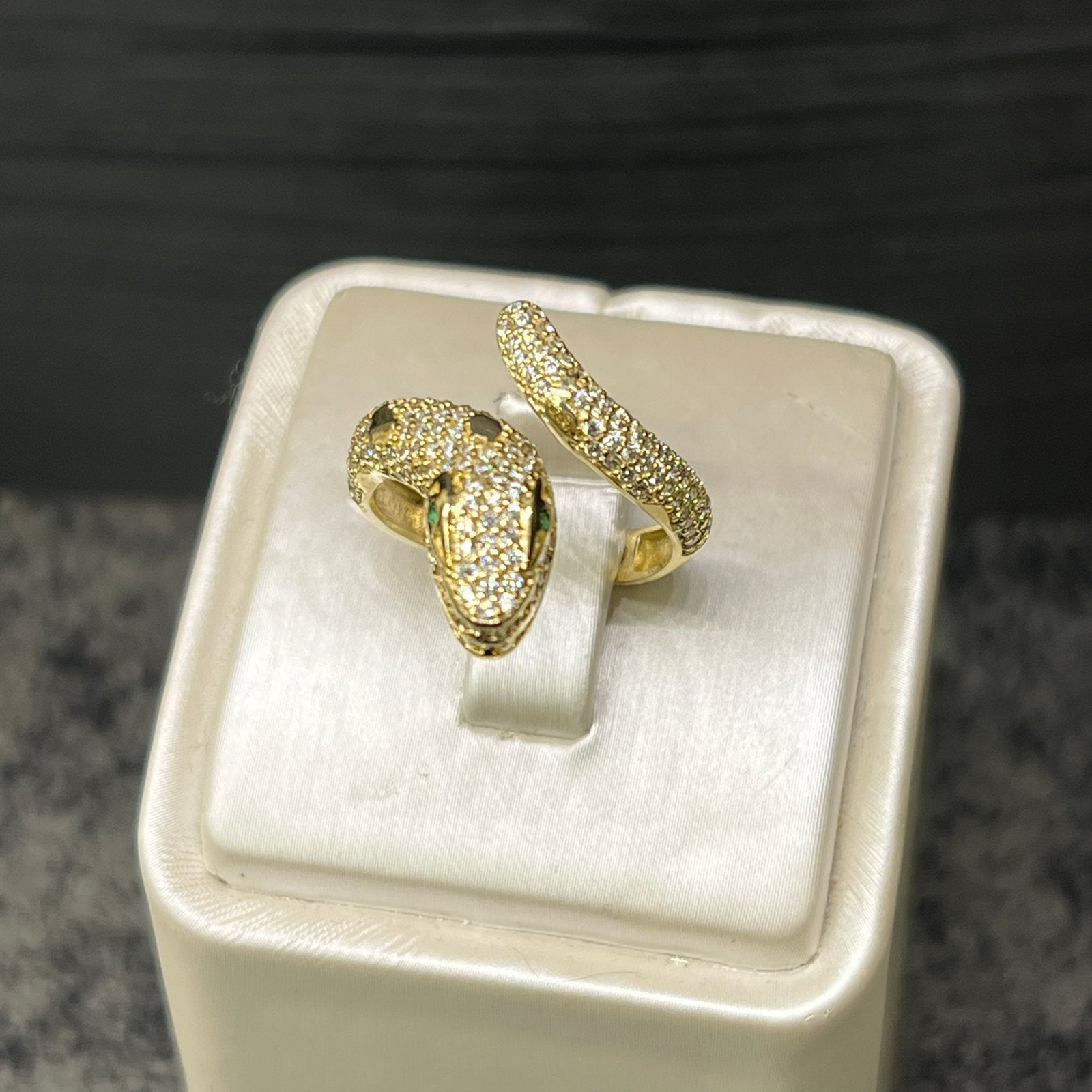 14 karaat gouden ring slang model, Sieraden, Tassen en Uiterlijk, Ophalen of Verzenden, Nieuw, Goud, Dame