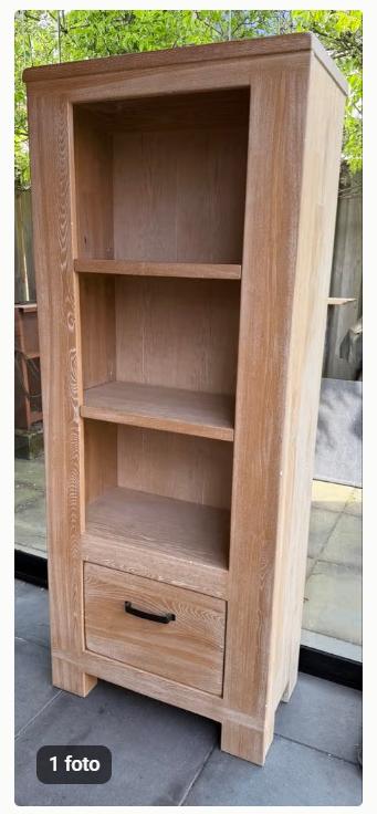 Te koop gevraagd; Meubelserie H&H Cadro (Olmenhout), Huis en Inrichting, Gebruikt, Minder dan 100 cm, 25 tot 50 cm, 50 tot 100 cm