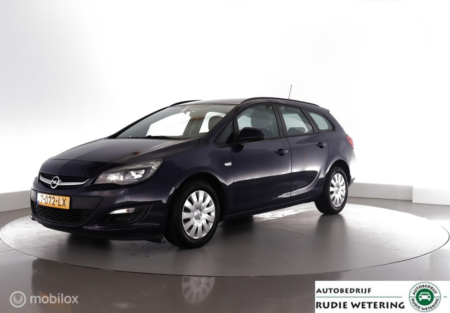 Opel Astra Sports Tourer 1.4 Turbo Edition airco|meeneemprij, Auto's, Opel, Voorwielaandrijving, Stof, Gebruikt, 4 cilinders