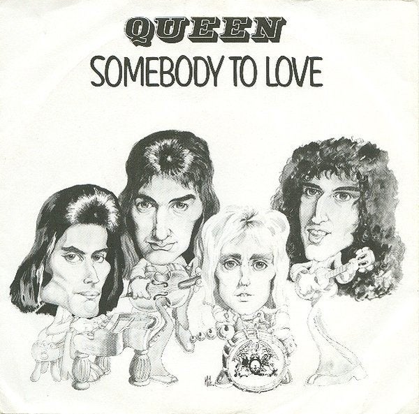 Single - QUEEN - Somebody to love, Cd's en Dvd's, 7 inch, Ophalen of Verzenden, Zo goed als nieuw, Beschermende buitenhoes