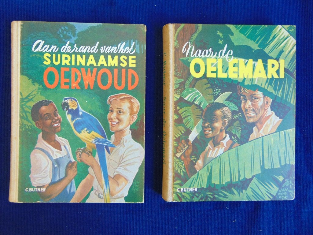 2x jongensboek C. Butner in Suriname; eerste druk 1956, Boeken, Gelezen, C. Butner, Ophalen of Verzenden, Fictie
