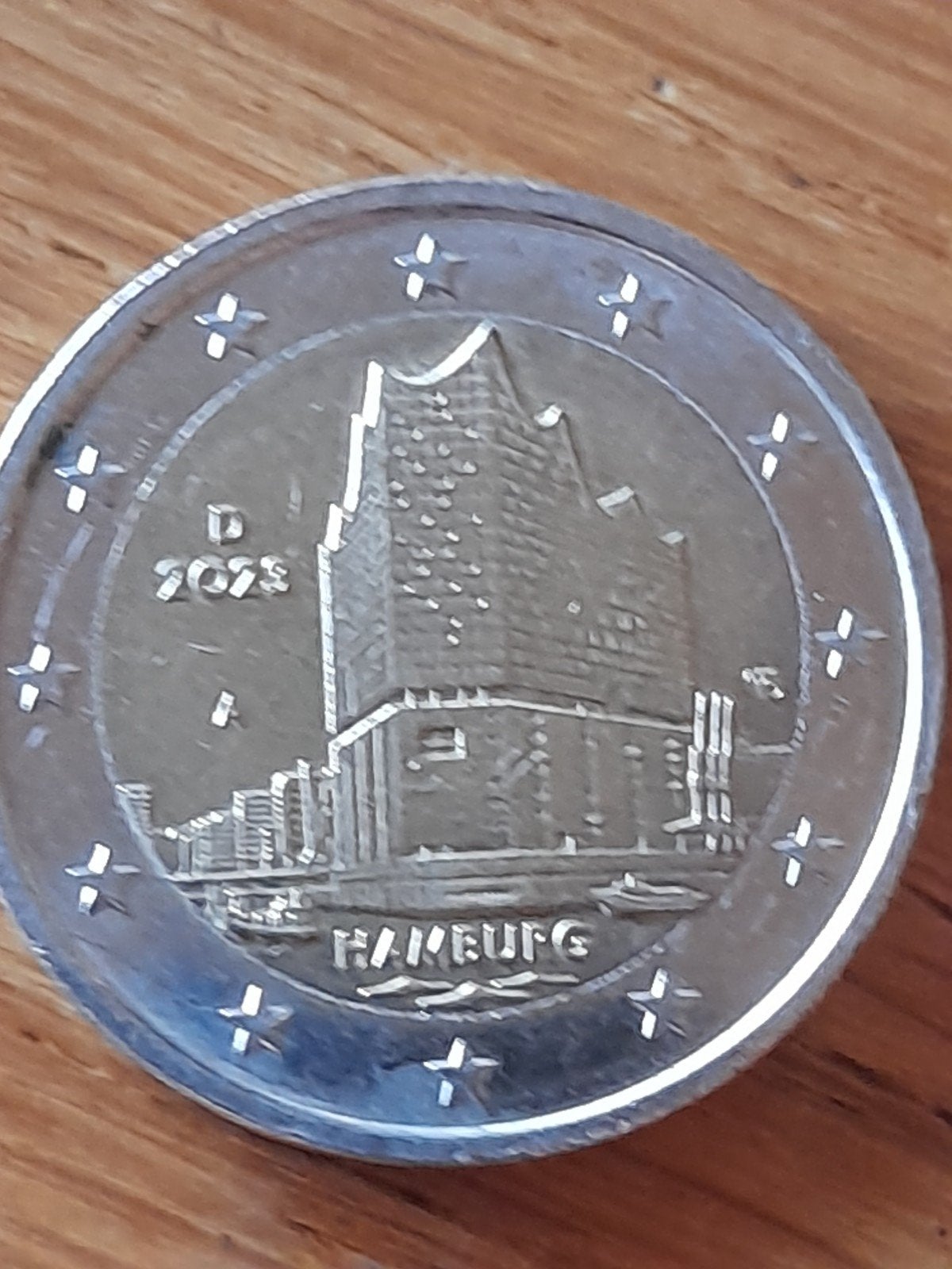Duitsland/Hamburg, Postzegels en Munten, Ophalen of Verzenden, Duitsland, 2 euro