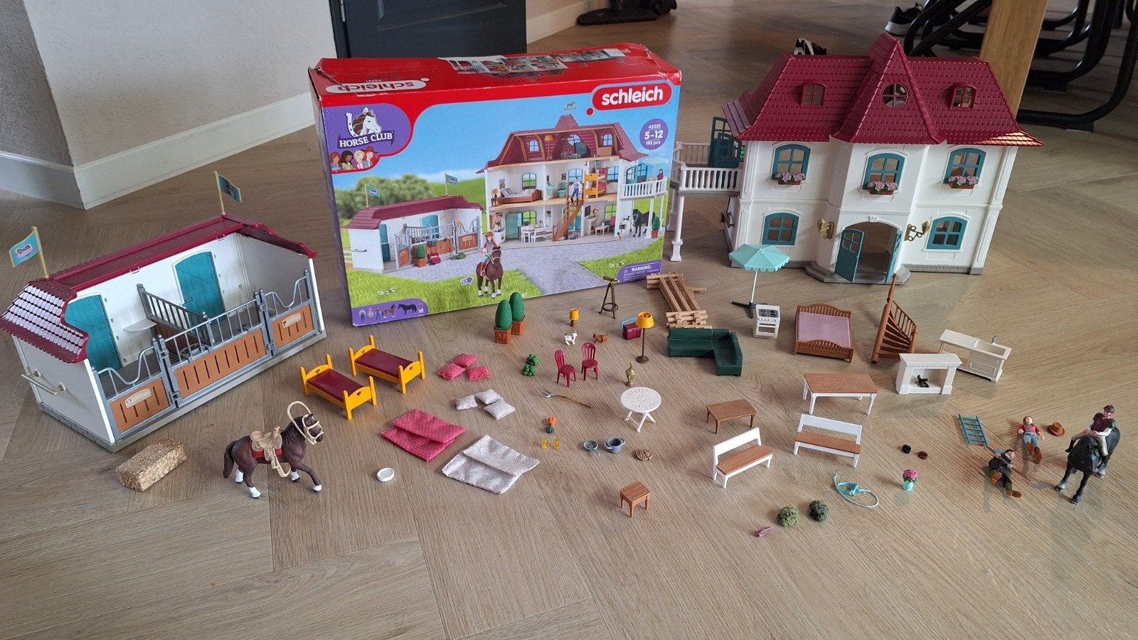 Schleich set groot!, Ophalen of Verzenden, Zo goed als nieuw, Jongen of Meisje