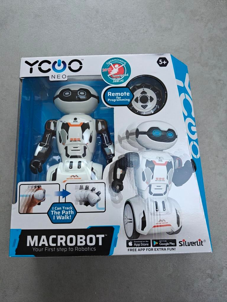 Macrobot interactieve robot, compleet en in nieuwstaat, Ophalen of Verzenden, Zo goed als nieuw, Elektronica, Met licht