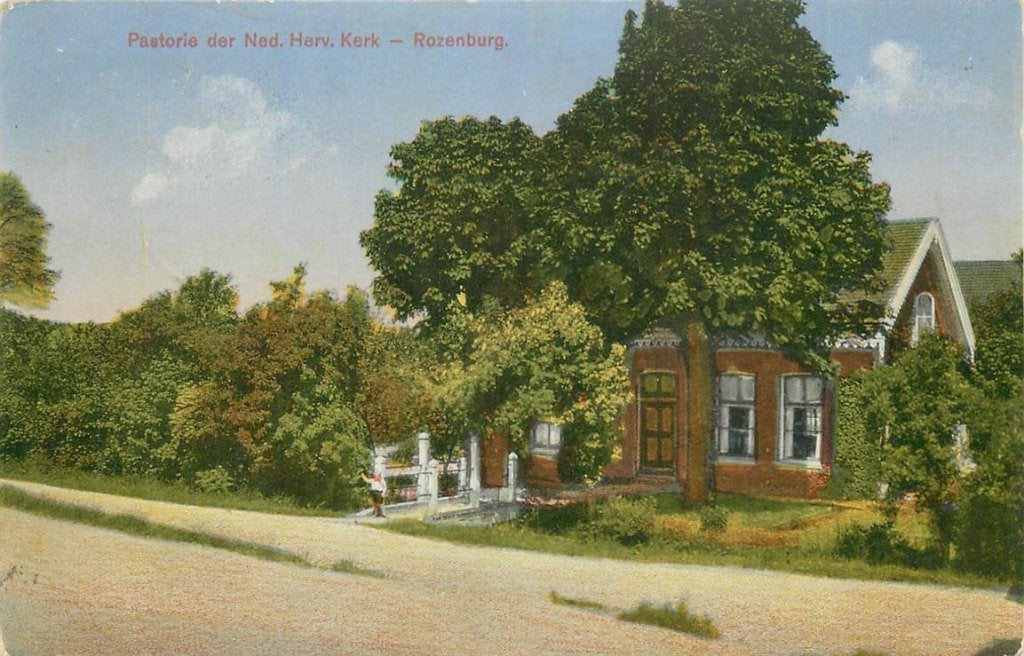 701-141-003 Rozenburg Pastorie, Verzenden, Voor 1920, Zuid-Holland