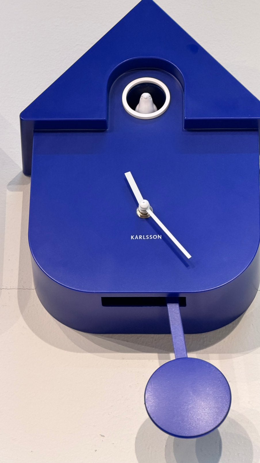 Blauwe koekoeksklok karlsson, Verzenden, Nieuw, Analoog, Wandklok
