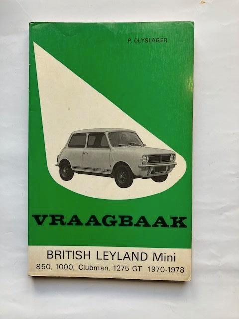 Vraagbaak British Leyland  MINI  1970 - 1978, Ophalen of Verzenden