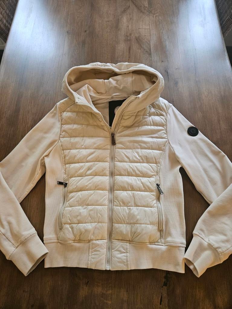 Reset vest/jasje roomwit zgan maat s, Wit, Ophalen of Verzenden, Zo goed als nieuw, Maat 36 (S)
