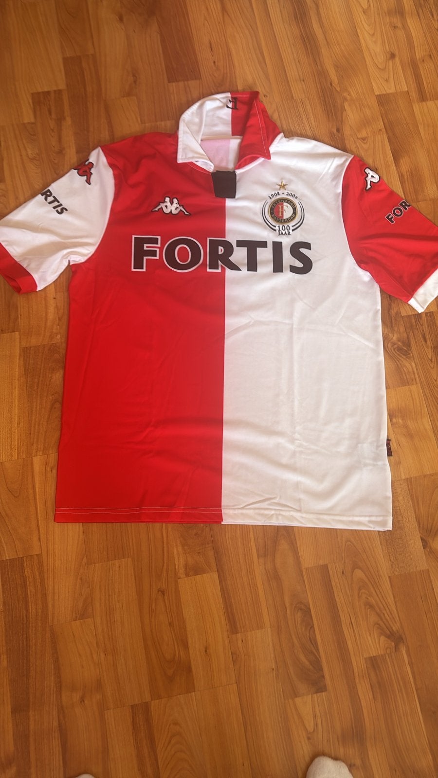 Feyenoord Thuisshirt 2000-2001 V. Bronckhorst #8, Ophalen of Verzenden, Zo goed als nieuw, Feyenoord, Shirt