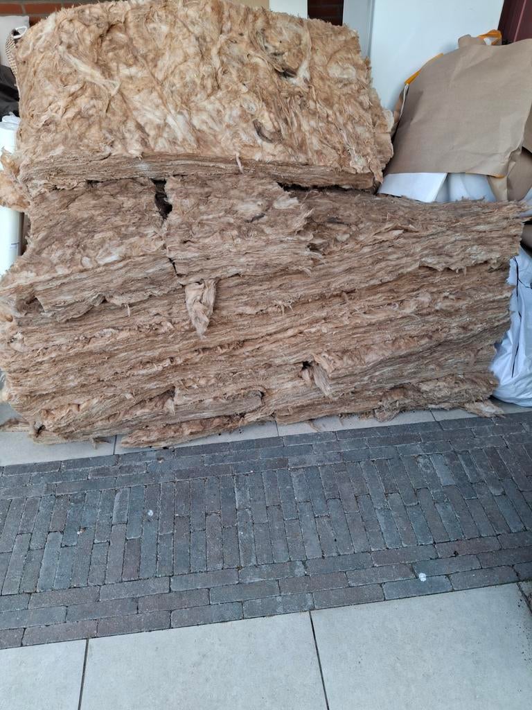 Partij glaswol isolatieplaten, Ophalen, Gebruikt, 15 m² of meer, Vloerisolatie
