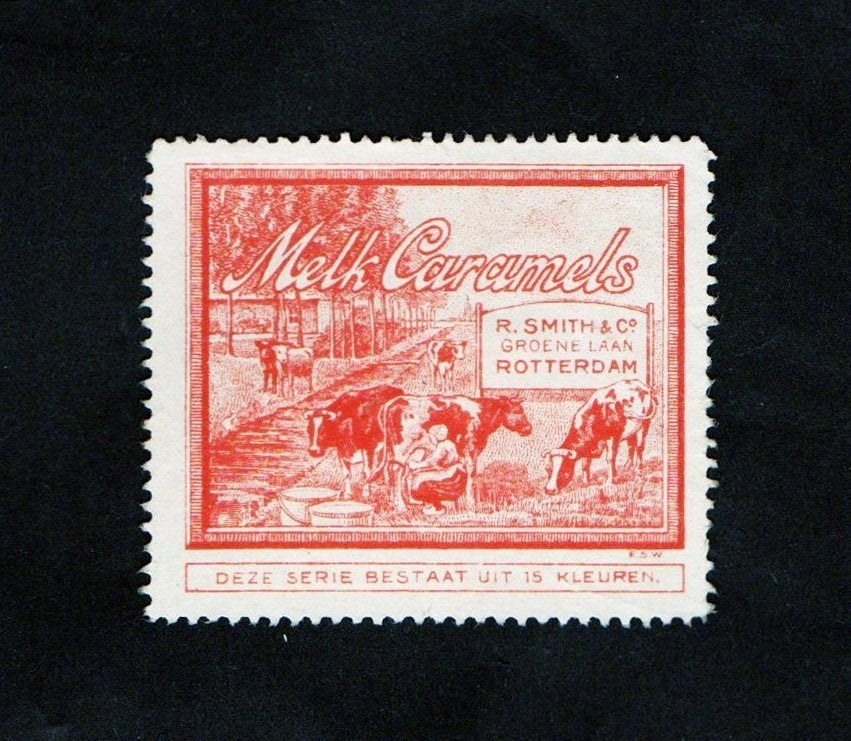 Sluitzegel Rotterdam Smith Melk Caramels Koeien. (1), Verzamelen, Ophalen of Verzenden, Zo goed als nieuw