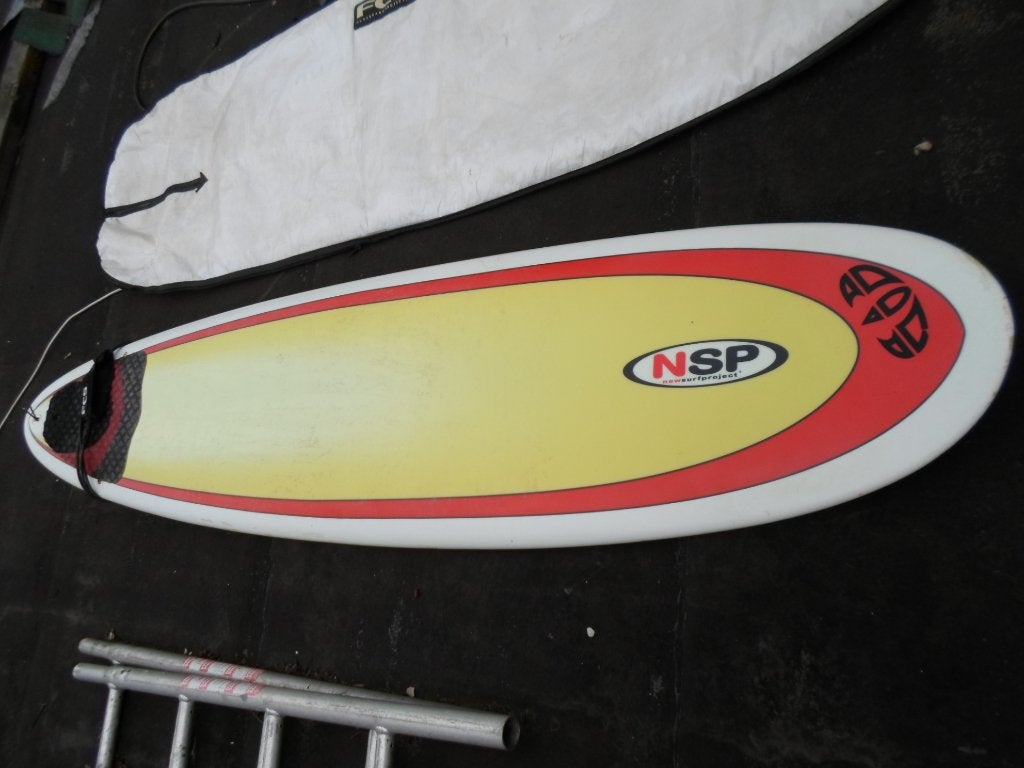 NSP quicksilver  7.6 golfsurfboard, Ophalen, Gebruikt