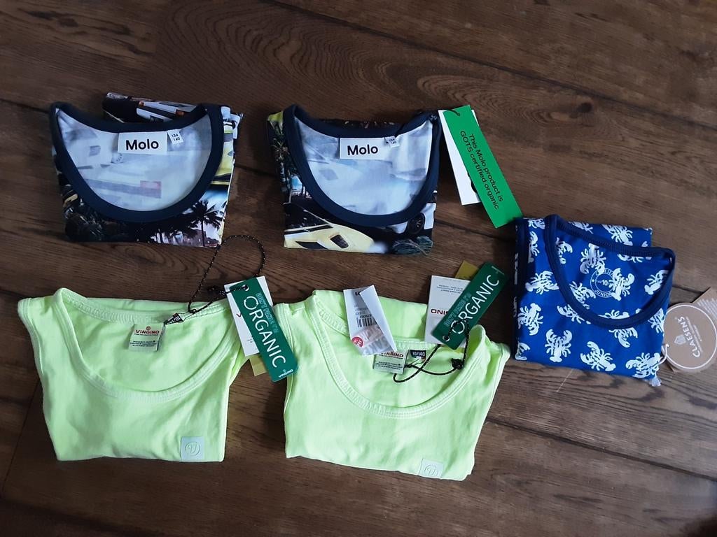 NIEUW singlet molo claesens vingino maat 134 140, Ophalen of Verzenden, Nieuw