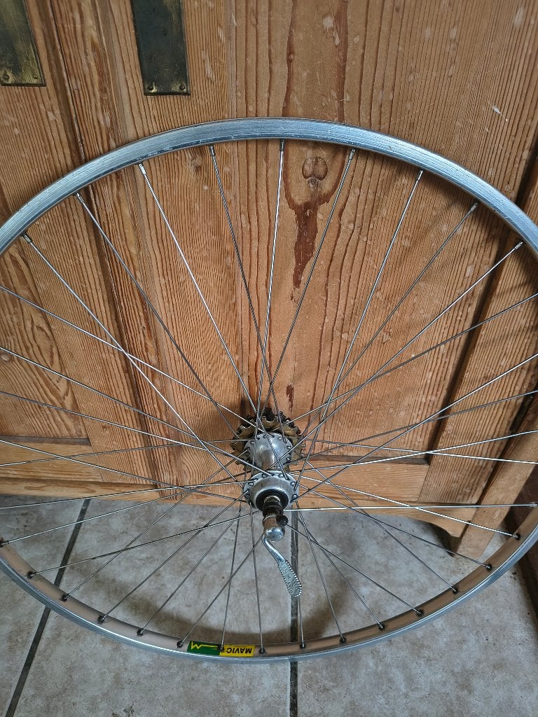 Vintage achterwiel, Fietsen en Brommers, Ophalen, Gebruikt, Staal, Mavic