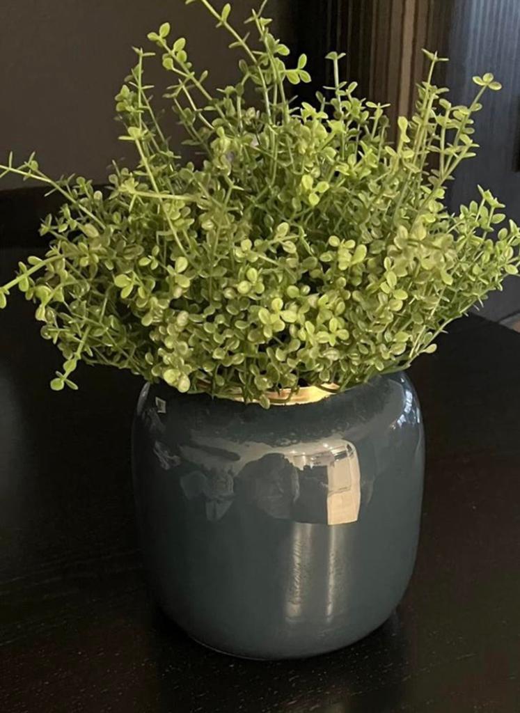 Countryfield pot/vaas, Ophalen of Verzenden, Zo goed als nieuw, Blauw, Overige stijlen