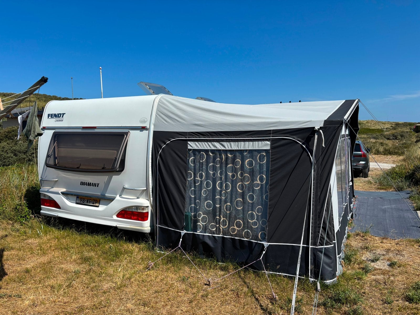 Fendt diamant uit 2010Zeer nette caravan van eerste eigenaar, Caravans en Kamperen, Rondzit, Particulier, Fendt, Tot en met 4