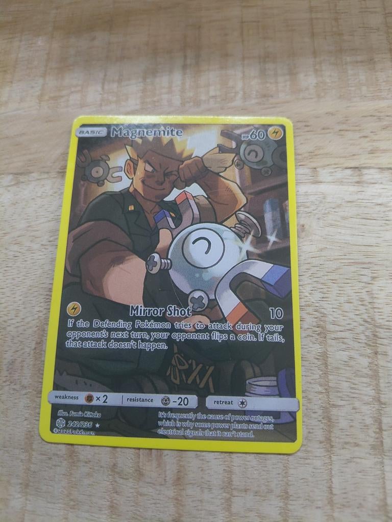 Magnemite Pokémon Kaart - Zo goed als nieuw, Ophalen of Verzenden, Zo goed als nieuw, Losse kaart