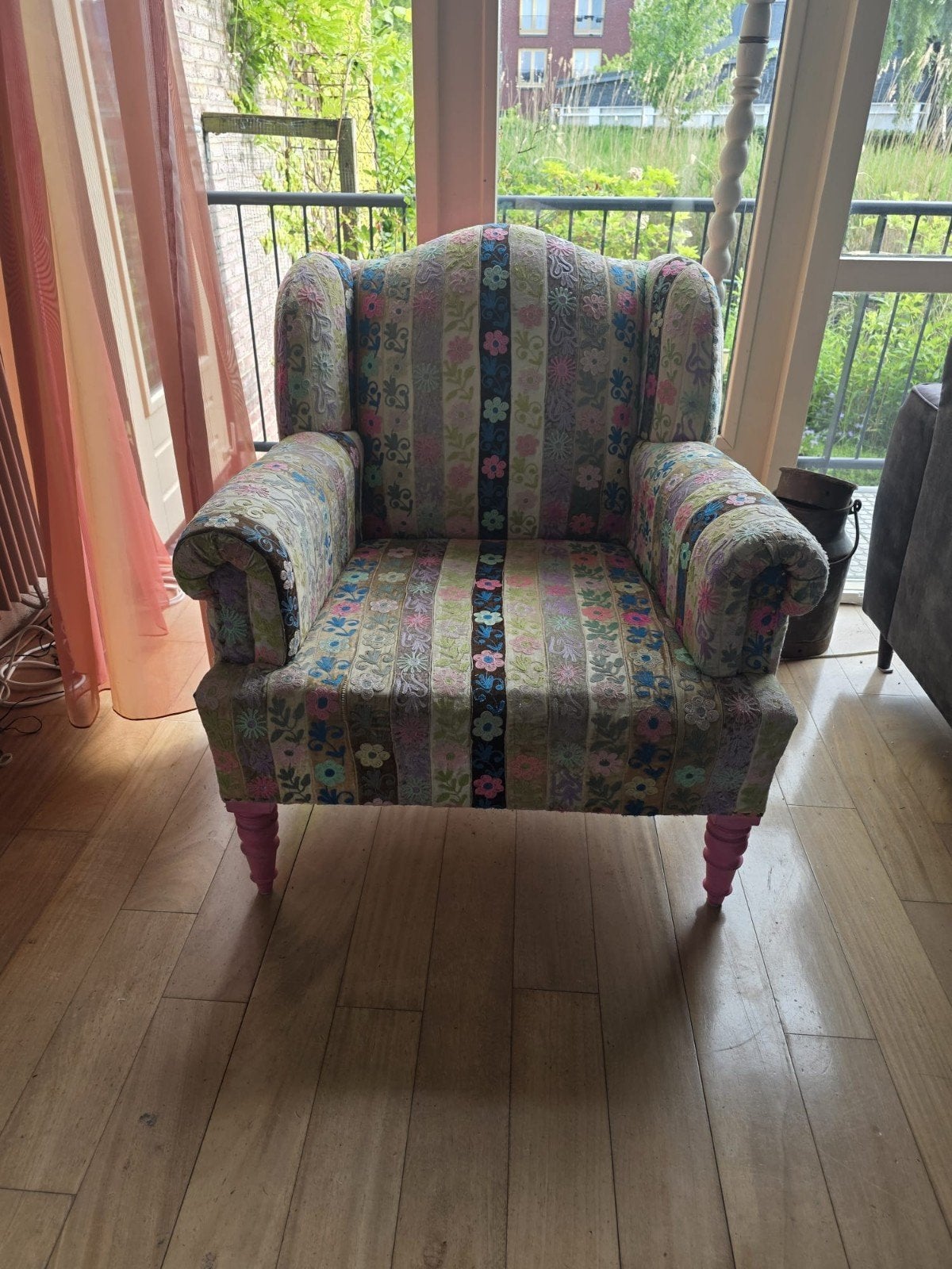 Bohemian Oorfauteuil / Statement Chair – Uniek exemplaar, Huis en Inrichting, Ophalen