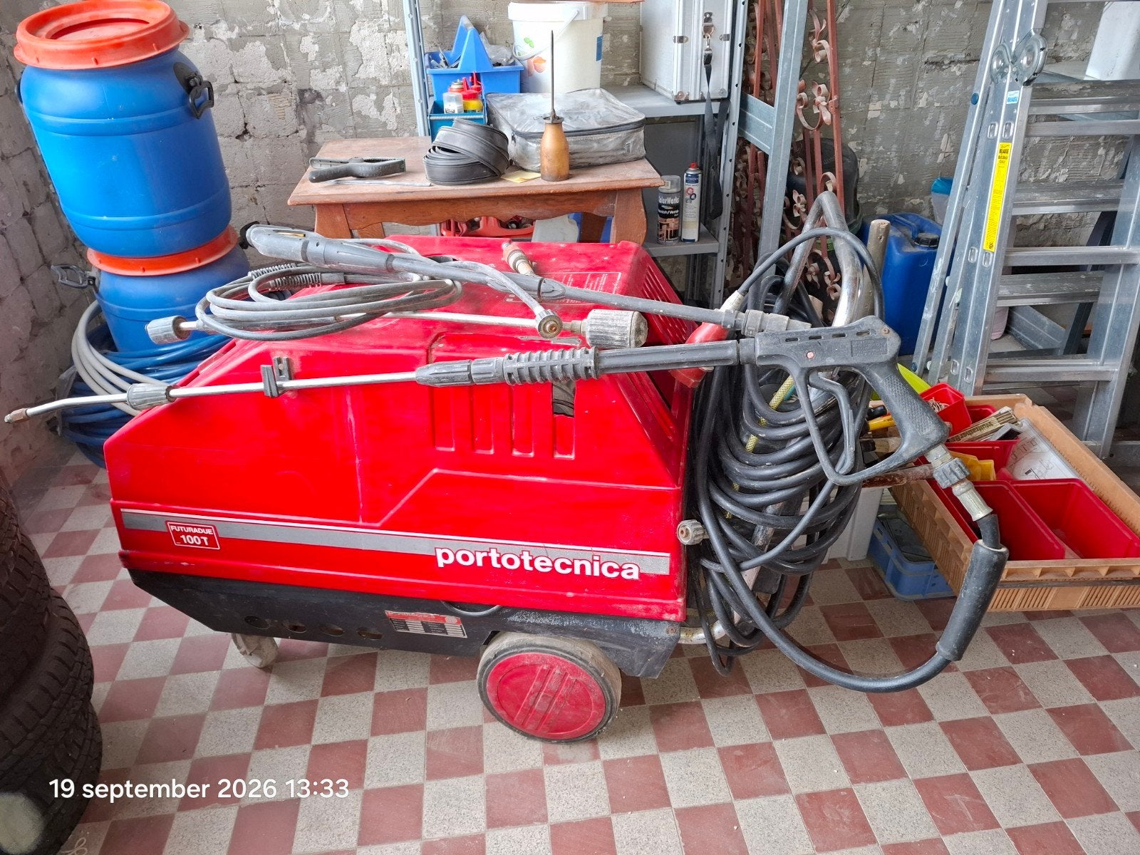 Portotecnica FUTURADUE 100 T Hogedrukreiniger, Doe-het-zelf en Verbouw, Ophalen, Gebruikt, Overige typen