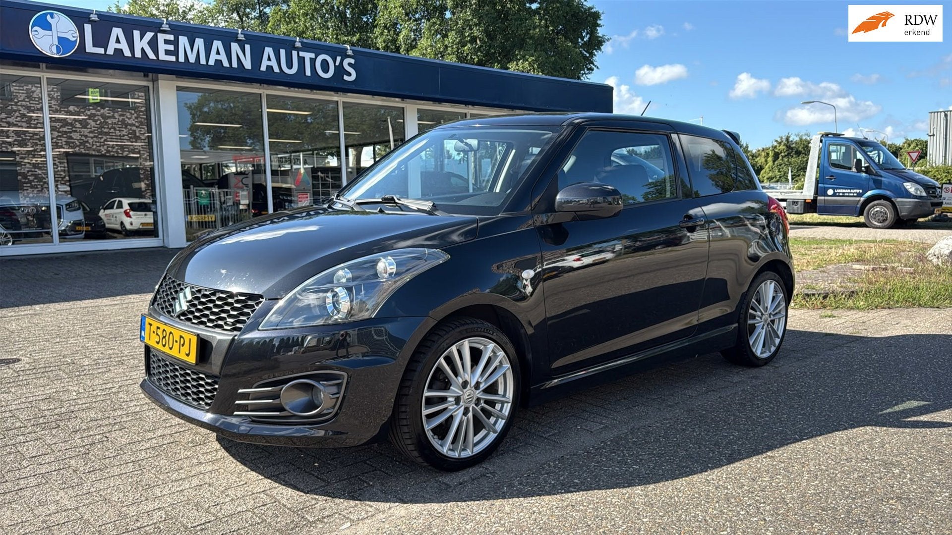 Suzuki Swift 1.6 Sport Blackline Xenon Huurkoop Inruil APK G, Auto's, Suzuki, Voorwielaandrijving, 136 pk, Gebruikt, Euro 6