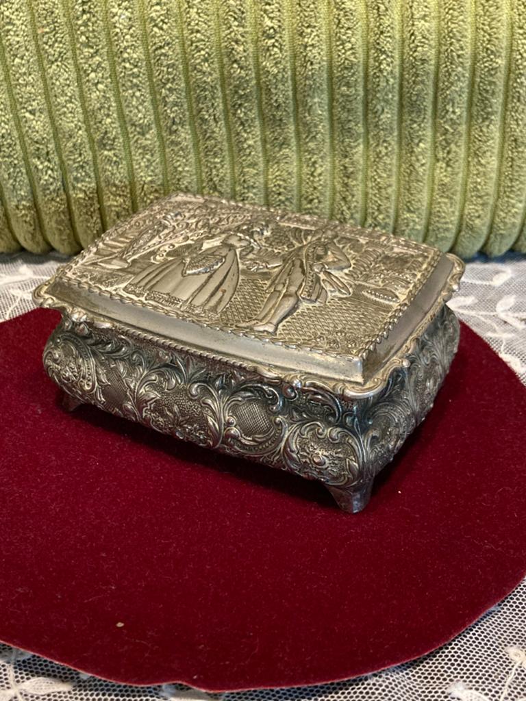 Vintage snuisterijen doosje, barok (230724), Antiek en Kunst, Ophalen of Verzenden