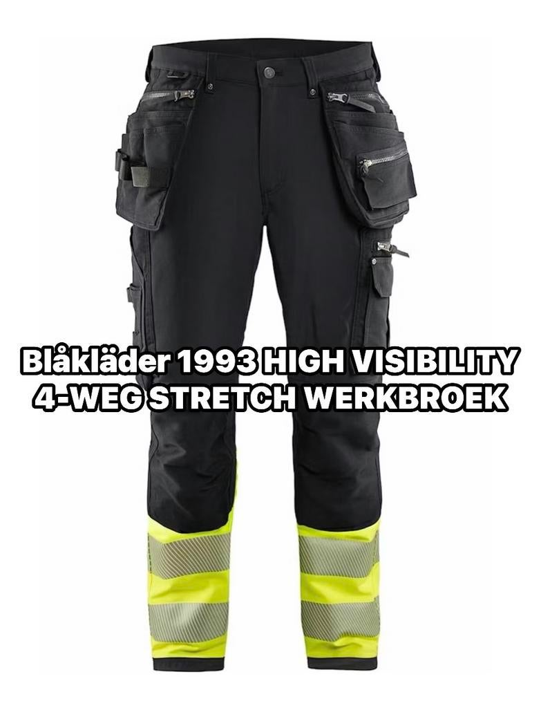 Blåkläder X1900 / 1993 High Vis 4-weg-stretch werkbroek  C48, Ophalen of Verzenden, Nieuw
