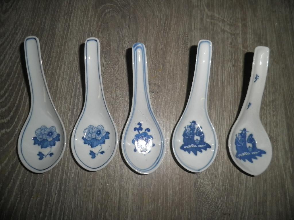 12 Chinese lepels, Overige materialen, Ophalen of Verzenden, Zo goed als nieuw, Vaatwasserbestendig