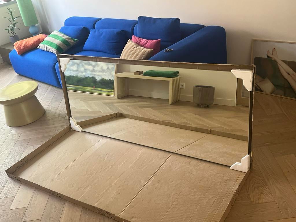 Nieuwe Badkamerspiegel met LED en spiegelverwarming 175x50cm, Ophalen, Nieuw, 125 cm of meer, Minder dan 100 cm