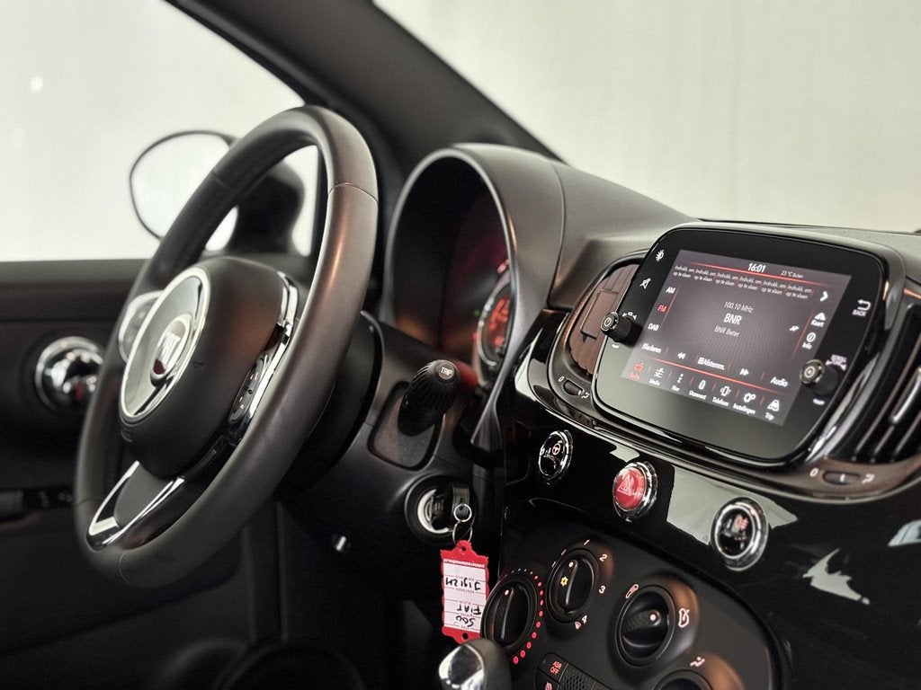 Fiat 500 C 1.2 Lounge | Apple-Android | All-season banden |, Stof, 4 cilinders, Cabriolet, 4 stoelen